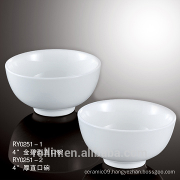 porcelain nice design wedding hotel rice bowl ,ceramic soup bowl